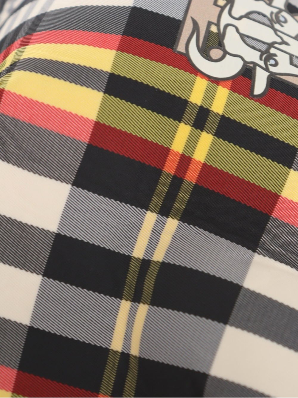 ♥️Burberry Elegant Giant Tartan Plaid Large Tote Bag with Contrast Trim♥️ - Picture 9 of 14